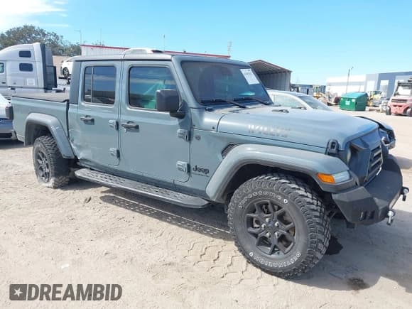 ✅ 2024 Jeep Gladiator Sport S • VIN: 1C6HJTAG9RL112537 • Lot: 43603543. Wystawiony na IAAI z przebiegiem 16 711 mil. Bezpłatny archiwum sprzedaży aukcyjnych z USA i szczegółowy raport historii pojazdu na DreamBid. Zdjęcie 1.