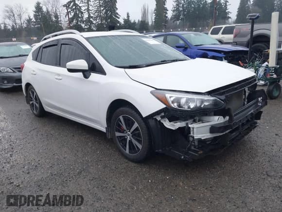 ✅ 2019 Subaru Impreza Premium • VIN: 4S3GTAC6XK3718832 • Lot: 43833182. Listed on IAAI with 102,933 mi. Free auction sales archive from the USA and detailed vehicle history report at DreamBid. Image 1.