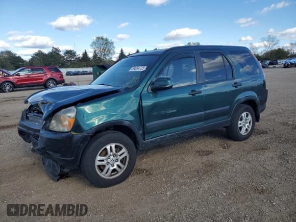 ✅ 2002 Honda CR-V EX • VIN: JHLRD78862C022054 • Lot: 89884725. Listed on Copart with 144,015 mi. Free auction sales archive from the USA and detailed vehicle history report at DreamBid. Image 1.
