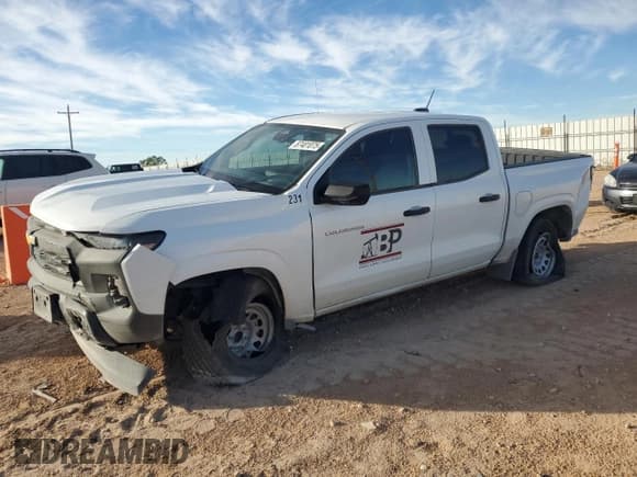✅ 2024 Chevrolet Colorado 2WD Work Truck • VIN: 1GCPSBEK1R1180319 • Lot: 87401075. Listed on Copart with 20,874 mi. Free auction sales archive from the USA and detailed vehicle history report at DreamBid. Image 1.