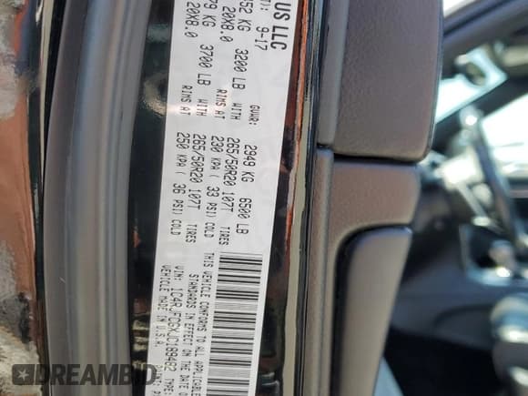 ✅ 2018 Jeep Grand Cherokee High Altitude • VIN: 1C4RJFCGXJC189482 • Лот: 70001425. Опубликован ранее на Copart с пробегом 115 787 миль. Бесплатный доступ к архиву аукционных продаж из США и подробный отчёт об истории автомобиля на DreamBid. Изображение 13.