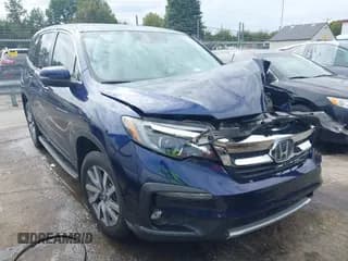 ✅ 2019 Honda Pilot EX-L • VIN: 5FNYF5H51KB038629 • Lot: 43342079. Wystawiony na IAAI z przebiegiem 53 948 mil. Bezpłatny archiwum sprzedaży aukcyjnych z USA i szczegółowy raport historii pojazdu na DreamBid. Zdjęcie 1.