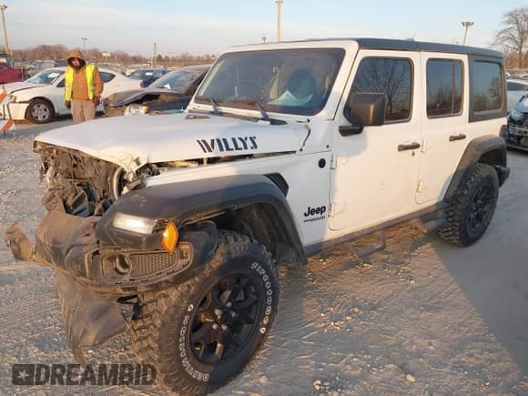 ✅ 2020 Jeep Wrangler Unlimited Sport S • VIN: 1C4HJXDG4LW316857 • Lot: 41274531. Wystawiony na IAAI z przebiegiem 61 983 mil. Bezpłatny archiwum sprzedaży aukcyjnych z USA i szczegółowy raport historii pojazdu na DreamBid. Zdjęcie 2.