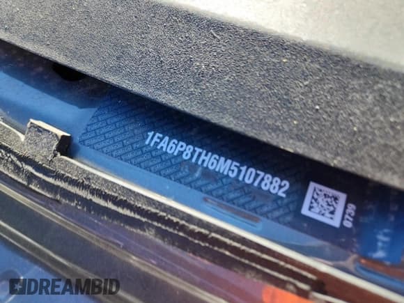 ✅ 2021 Ford Mustang EcoBoost • VIN: 1FA6P8TH6M5107882 • Lot: 80865295. Wystawiony na Copart z przebiegiem Nie podano. Bezpłatny archiwum sprzedaży aukcyjnych z USA i szczegółowy raport historii pojazdu na DreamBid. Zdjęcie 12.