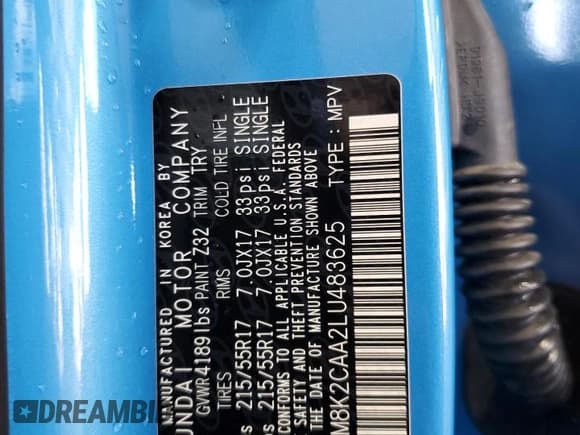 ✅ 2020 Hyundai Kona SEL • VIN: KM8K2CAA2LU483625 • Лот: 69863204. Опубликован ранее на Copart с пробегом 39 319 миль. Бесплатный доступ к архиву аукционных продаж из США и подробный отчёт об истории автомобиля на DreamBid. Изображение 15.