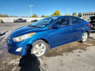 ✅ 2013 Hyundai Elantra GLS • VIN: KMHDH4AE4DU973825 • Lot: 87290095. Listed on Copart with 170,356 mi. Free auction sales archive from the USA and detailed vehicle history report at DreamBid. Image 1.