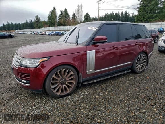 ✅ 2016 Land Rover Range Rover Supercharged • VIN: SALGS2EF8GA280054 • Lot: 95575785. Wystawiony na Copart z przebiegiem 106 203 mil. Bezpłatny archiwum sprzedaży aukcyjnych z USA i szczegółowy raport historii pojazdu na DreamBid. Zdjęcie 1.