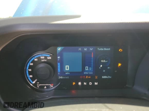 ✅ 2024 Ford Bronco Big Bend • VIN: 1FMDE7AH9RLA94869 • Lot: 51317025. Listed on Copart with 6,884 mi. Free auction sales archive from the USA and detailed vehicle history report at DreamBid. Image 9.