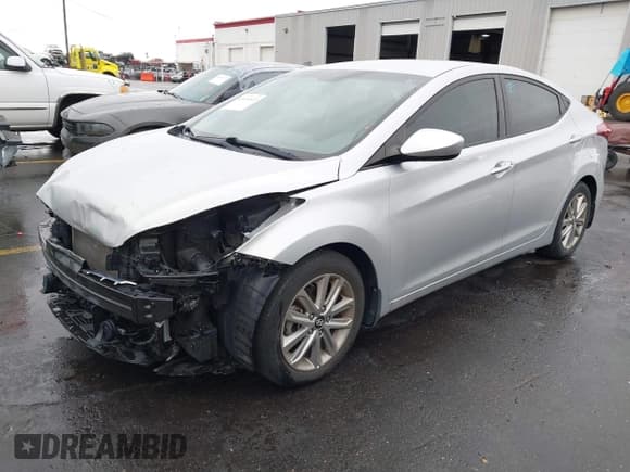 ✅ 2015 Hyundai Elantra SE • VIN: 5NPDH4AE9FH589413 • Lot: 43450533. Listed on IAAI with 80,713 mi. Free auction sales archive from the USA and detailed vehicle history report at DreamBid. Image 2.