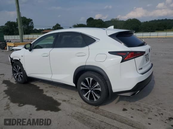 ✅ 2020 Lexus NX 300 F Sport • VIN: JTJSARDZ1L2235368 • Lot: 59617305. Listed on Copart with 53,181 mi. Free auction sales archive from the USA and detailed vehicle history report at DreamBid. Image 2.