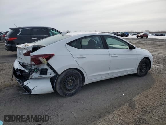✅ 2020 Hyundai Elantra Value Edition • VIN: KMHD84LF6LU976973 • Lot: 48611145. Listed on Copart with 89,096 mi. Free auction sales archive from the USA and detailed vehicle history report at DreamBid. Image 3.