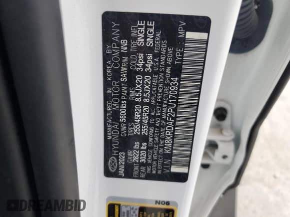 2023 Hyundai Ioniq 5 Preferred z VIN KM8KRDAF2PU170934, wystawiony jako Copart lot #82366064 z przebiegiem 20 199 mil mil oraz Szkoda całkowita • Salvage title. Historia ofert i sprzedaży dostępna na DreamBid. Obrazek 15.