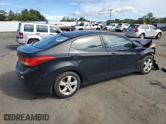 ✅ 2013 Hyundai Elantra GLS • VIN: 5NPDH4AE4DH381971 • Lot: 83877725. Listed on Copart with 123,871 mi. Free auction sales archive from the USA and detailed vehicle history report at DreamBid. Image 3.