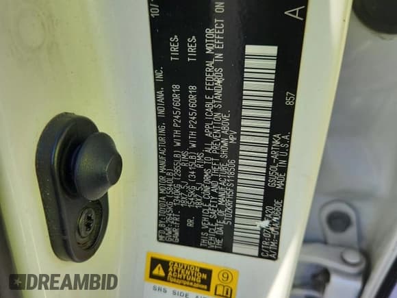 ✅ 2015 Toyota Highlander LE Plus • VIN: 5TDZKRFH5FS118506 • Лот: 84758805. Опубликован ранее на Copart с пробегом 388 881 миль. Бесплатный доступ к архиву аукционных продаж из США и подробный отчёт об истории автомобиля на DreamBid. Изображение 13.