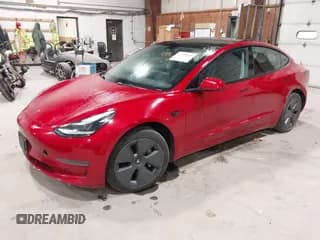 ✅ 2022 Tesla Model 3 • VIN: 5YJ3E1EA3NF102682 • Lot: 43798105. Listed on IAAI with 59,829 mi. Free auction sales archive from the USA and detailed vehicle history report at DreamBid. Image 2.