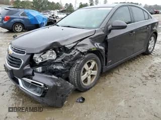 ✅ 2015 Chevrolet Cruze LT • VIN: 1G1PC5SB7F7155199 • Lot: 69115012. Listed on Copart with 90,134 mi. Free auction sales archive from the USA and detailed vehicle history report at DreamBid. Image 1.