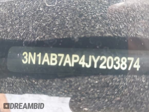 ✅ 2018 Nissan Sentra SR • VIN: 3N1AB7AP4JY203874 • Lot: 43720004. Listed on IAAI with 145,311 mi. Free auction sales archive from the USA and detailed vehicle history report at DreamBid. Image 21.