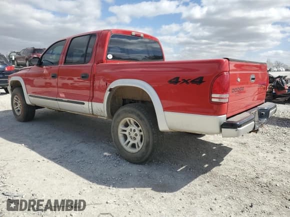 ✅ 2004 Dodge Dakota SLT • VIN: 1D7HG48N94S699411 • Lot: 49589665. Wystawiony na Copart z przebiegiem 178 200 mil. Bezpłatny archiwum sprzedaży aukcyjnych z USA i szczegółowy raport historii pojazdu na DreamBid. Zdjęcie 2.