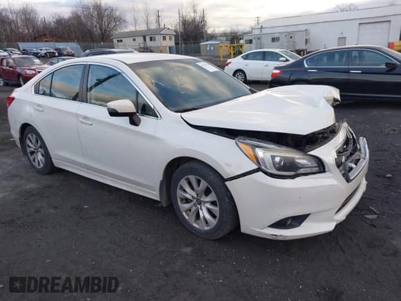 ✅ 2015 Subaru Legacy Premium • VIN: 4S3BNAF69F3046557 • Lot: 43762525. Listed on IAAI with 179,948 mi. Free auction sales archive from the USA and detailed vehicle history report at DreamBid. Image 1.