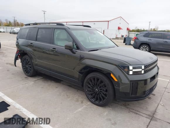 ✅ 2025 Hyundai Santa Fe Calligraphy • VIN: 5NMP5DGL1SH108606 • Lot: 43502323. Wystawiony na IAAI z przebiegiem 6 438 mil. Bezpłatny archiwum sprzedaży aukcyjnych z USA i szczegółowy raport historii pojazdu na DreamBid. Zdjęcie 1.