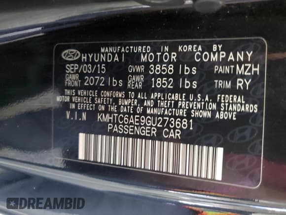 ✅ 2016 Hyundai Veloster Turbo • VIN: KMHTC6AE9GU273681 • Lot: 75125514. Wystawiony na Copart z przebiegiem 68 310 mil. Bezpłatny archiwum sprzedaży aukcyjnych z USA i szczegółowy raport historii pojazdu na DreamBid. Zdjęcie 12.