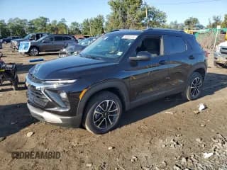 ✅ 2025 Chevrolet TrailBlazer LT • VIN: KL79MRSL5SB216535 • Лот: 80488765. Опубликован ранее на Copart с пробегом 5 587 миль. Бесплатный доступ к архиву аукционных продаж из США и подробный отчёт об истории автомобиля на DreamBid. Изображение 1.