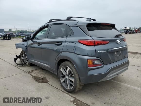 ✅ 2021 Hyundai Kona Limited • VIN: KM8K3CA59MU630699 • Лот: 57638583. Опубликован ранее на Copart с пробегом 27 504 миль. Бесплатный доступ к архиву аукционных продаж из США и подробный отчёт об истории автомобиля на DreamBid. Изображение 2.