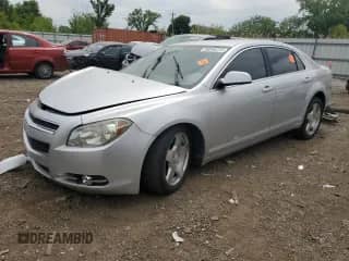 2010 Chevrolet Malibu 2LT with VIN 1G1ZD5E76AF191882, listed as a Copart auction lot 58566315 with Not provided miles and Salvage title. Bid and sale history available at DreamBid. Image 1.
