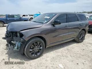 2021 Dodge Durango SXT with VIN 1C4RDHAG8MC845785, listed as a Copart auction lot 66602315 with 98,291 mi miles and Salvage title. Bid and sale history available at DreamBid. Image 1.