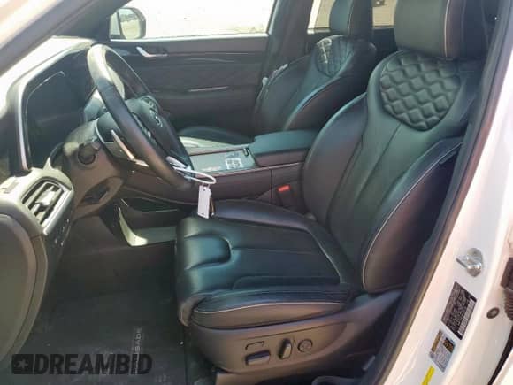 2022 Hyundai Palisade Calligraphy with VIN KM8R74HE0NU420346, listed as a Copart auction lot 84236605 with 56,924 mi miles and Salvage title. Bid and sale history available at DreamBid. Image 7.