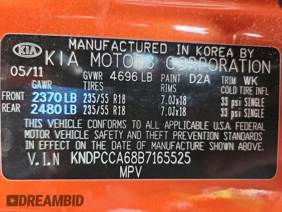 ✅ 2011 Kia Sportage SX • VIN: KNDPCCA68B7165525 • Lot: 68778545. Wystawiony na Copart z przebiegiem 124 232 mil. Bezpłatny archiwum sprzedaży aukcyjnych z USA i szczegółowy raport historii pojazdu na DreamBid. Zdjęcie 13.