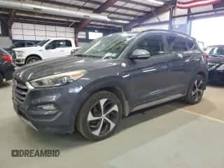 2018 Hyundai Tucson Limited z VIN KM8J3CA2XJU676362, wystawiony jako Copart lot #90448755 z przebiegiem 111 963 mil mil oraz Czysty tytuł • Clean title. Historia ofert i sprzedaży dostępna na DreamBid. Obrazek 1.