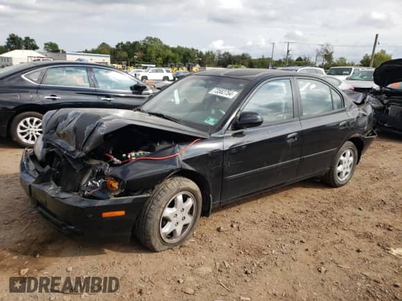 2006 Hyundai Elantra GLS z VIN KMHDN46D96U352379, wystawiony jako Copart lot #73582754 z przebiegiem Nie podano mil oraz Szkoda całkowita • Salvage title. Historia ofert i sprzedaży dostępna na DreamBid. Obrazek 1.