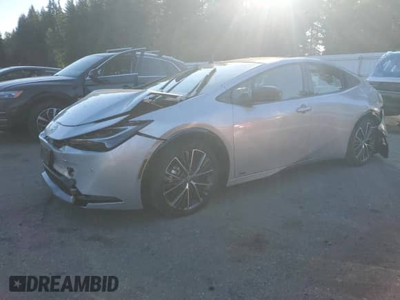 2024 Toyota Prius Limited with VIN JTDADABUXR3018368, listed as a Copart auction lot 82522285 with Not provided miles and Salvage title. Bid and sale history available at DreamBid. Image 1.