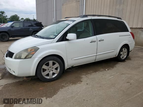 ✅ 2004 Nissan Quest S • VIN: 5N1BV28U44N345842 • Lot: 60764334. Wystawiony na Copart z przebiegiem Nie podano. Bezpłatny archiwum sprzedaży aukcyjnych z USA i szczegółowy raport historii pojazdu na DreamBid. Zdjęcie 1.