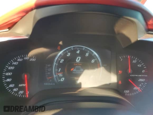 2014 Chevrolet Corvette Z51 3LT с VIN 1G1YL2D79E5104468, выставлен на аукционе Copart как лот 73684144 с пробегом 105 354 миль миль и Списание • Salvage title. История ставок и продаж доступна на DreamBid. Изображение 9.