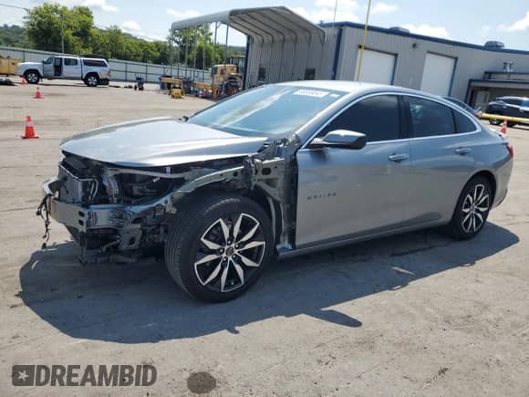 2024 Chevrolet Malibu RS with VIN 1G1ZG5ST8RF247437, listed as a Copart auction lot 68859045 with 7,339 mi miles and Salvage title. Bid and sale history available at DreamBid. Image 1.