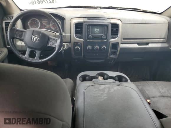 2015 Ram 1500 SLT with VIN 1C6RR6GT6FS629007, listed as a Copart auction lot 62726615 with 216,302 mi miles and Salvage title. Bid and sale history available at DreamBid. Image 8.