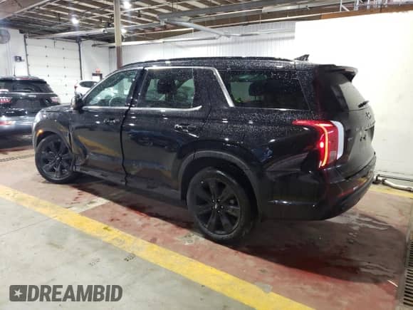 2024 Hyundai Palisade XRT with VIN KM8R3DGE9RU661535, listed as a Copart auction lot 55615454 with 6,386 mi miles and Non repairable. Bid and sale history available at DreamBid. Image 2.