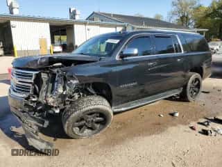 2016 Chevrolet Suburban LTZ z VIN 1GNSKJKC2GR367687, wystawiony jako Copart lot #75193064 z przebiegiem 93 619 mil mil oraz Szkoda całkowita • Salvage title. Historia ofert i sprzedaży dostępna na DreamBid. Obrazek 1.