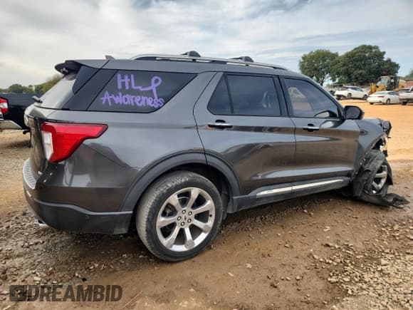 ✅ 2020 Ford Explorer Platinum • VIN: 1FM5K8HC9LGB64142 • Лот: 89881095. Опубликован ранее на Copart с пробегом 94 032 миль. Бесплатный доступ к архиву аукционных продаж из США и подробный отчёт об истории автомобиля на DreamBid. Изображение 3.