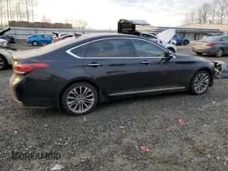 2016 Hyundai Genesis 3.8L z VIN KMHGN4JE8GU135355, wystawiony jako Copart lot #83717974 z przebiegiem 278 267 mil mil oraz Czysty tytuł • Clean title. Historia ofert i sprzedaży dostępna na DreamBid. Obrazek 3.