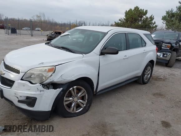 ✅ 2012 Chevrolet Equinox LS • VIN: 2GNALBEK6C6155205 • Lot: 43643788. Listed on IAAI with 128,610 mi. Free auction sales archive from the USA and detailed vehicle history report at DreamBid. Image 2.
