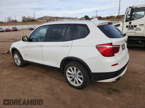 ✅ 2013 BMW X3 xDrive28i • VIN: 5UXWX9C5XD0A21057 • Lot: 91997275. Listed on Copart with 88,871 mi. Free auction sales archive from the USA and detailed vehicle history report at DreamBid. Image 2.