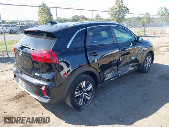 ✅ 2020 Kia Niro LX • VIN: KNDCB3LC5L5375713 • Lot: 43371666. Listed on IAAI with 58,312 mi. Free auction sales archive from the USA and detailed vehicle history report at DreamBid. Image 4.