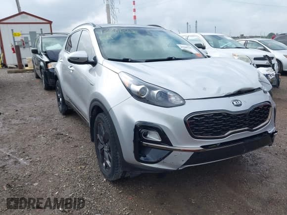 ✅ 2020 Kia Sportage S • VIN: KNDP6CAC7L7732662 • Лот: 43286235. Опубликован ранее на IAAI с пробегом 62 628 миль. Бесплатный доступ к архиву аукционных продаж из США и подробный отчёт об истории автомобиля на DreamBid. Изображение 1.