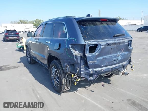 ✅ 2021 Jeep Grand Cherokee Limited • VIN: 1C4RJFBT6MC600881 • Lot: 43778963. Listed on IAAI with 46,184 mi. Free auction sales archive from the USA and detailed vehicle history report at DreamBid. Image 3.