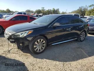 ✅ 2015 Hyundai Sonata Sport • VIN: 5NPE34AF7FH245560 • Лот: 90436215. Опубликован ранее на Copart с пробегом 134 376 миль. Бесплатный доступ к архиву аукционных продаж из США и подробный отчёт об истории автомобиля на DreamBid. Изображение 1.