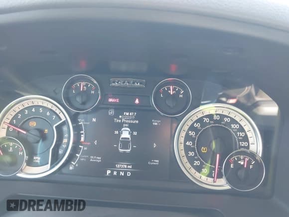 ✅ 2018 Ram 1500 Big Horn • VIN: 1C6RR6LT6JS127189 • Lot: 43165968. Listed on IAAI with 127,376 mi. Free auction sales archive from the USA and detailed vehicle history report at DreamBid. Image 7.