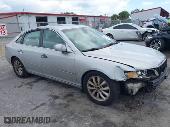 2006 Hyundai Azera SE с VIN KMHFC46F16A087944, выставлен на аукционе IAAI как лот 42605678 с пробегом 159 802 миль миль и . История ставок и продаж доступна на DreamBid. Изображение 1.